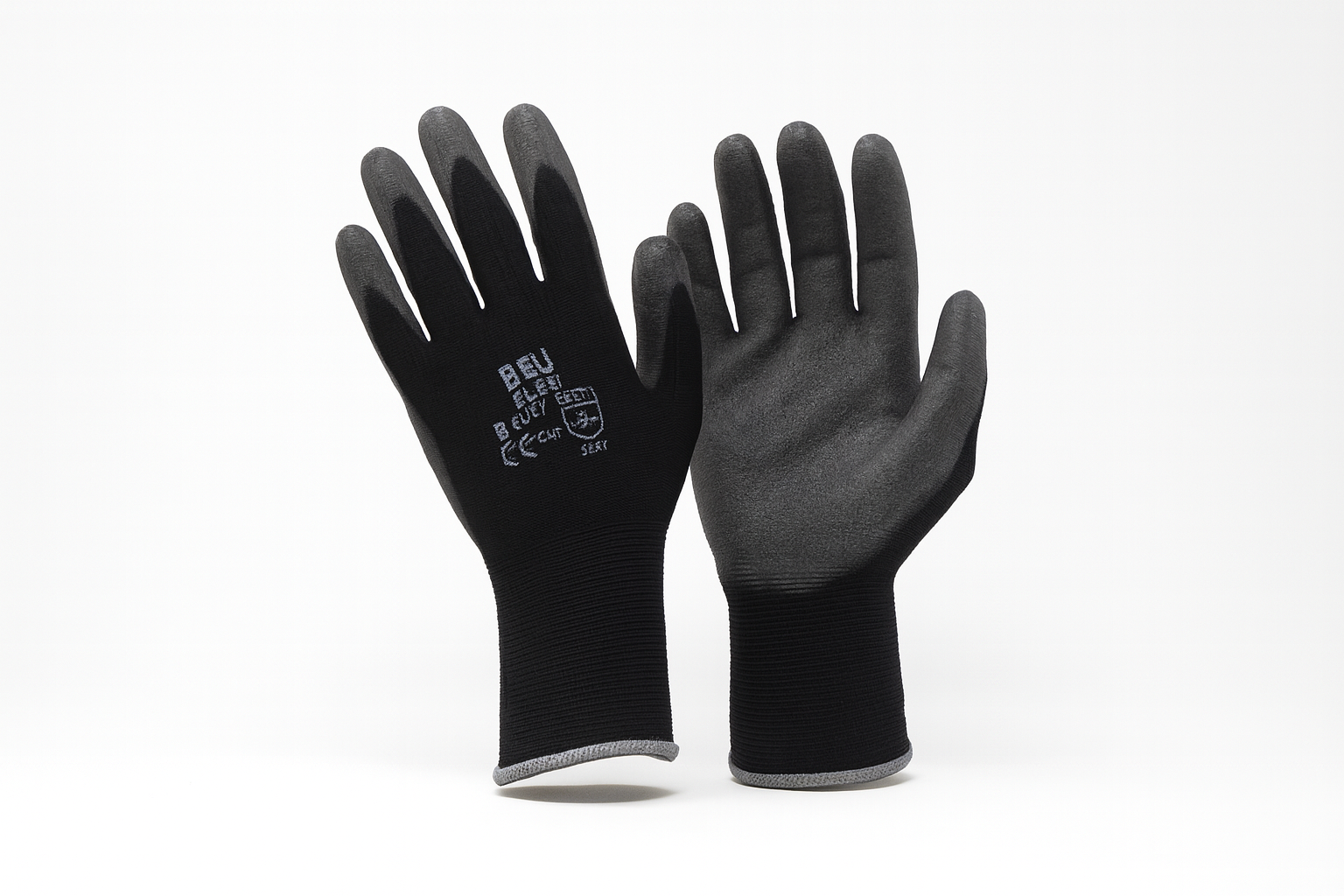 Guantes de Poliuretano (PU) - Guantes industriales de poliuretano para manipulaciones finas y ensamblaje de piezas. Protección superior contra riesgos mecánicos con máxima destreza y sensibilidad táctil.